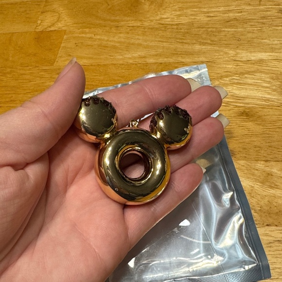 Baublebar Disney Gold Mickey Donut Keychain with Multicolor Accents - Picture 4 of 6